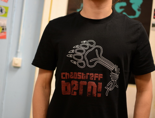 Chaostreff Bern T-Shirt in the 34c3 design